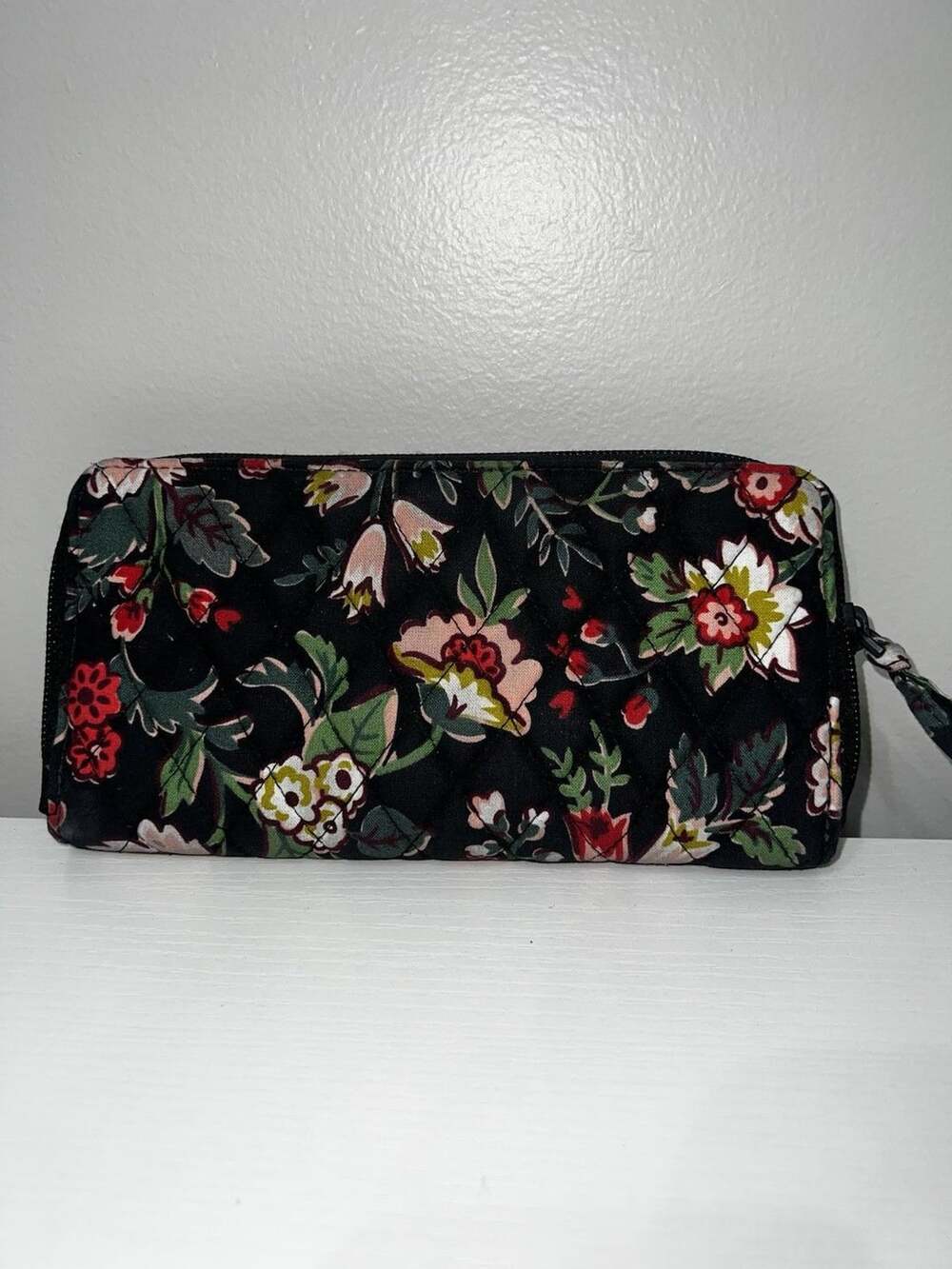 Vera Bradley Quilted Wristlet Wallet Floral Patterned